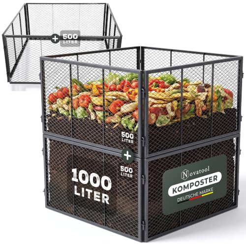 Novatool Komposter-Set 500 + 1.000 Liter