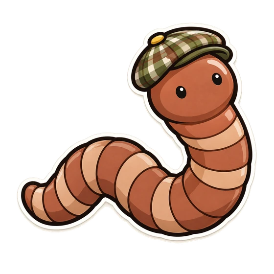 Ringo, der Kompostwurm